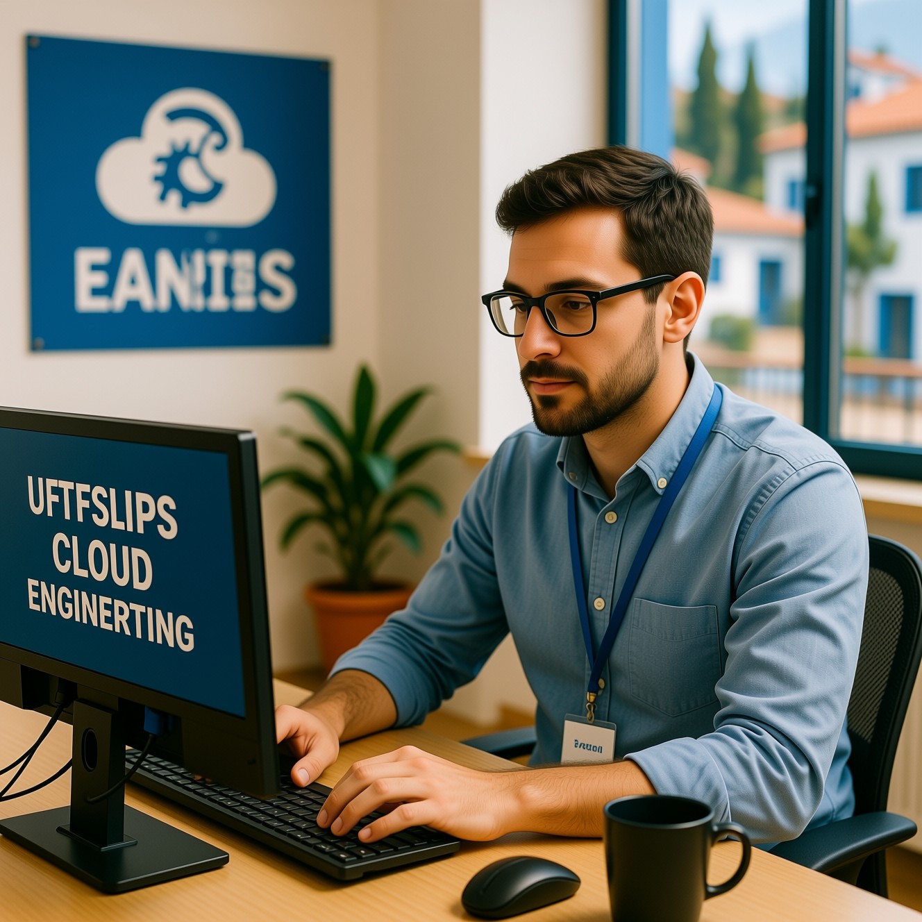 DevOps y Cloud - Ingeniero administrando servidores cloud y contenedores Docker