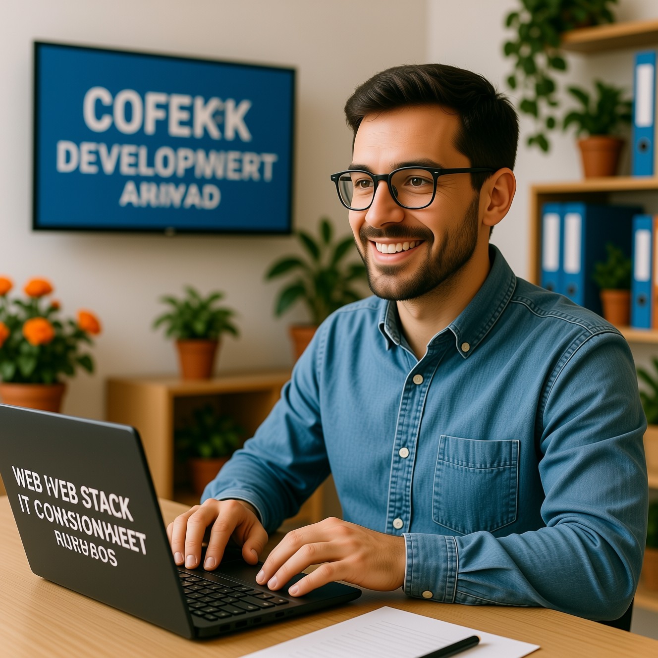 Desarrollo Web Full Stack - Programadores trabajando en código JavaScript React